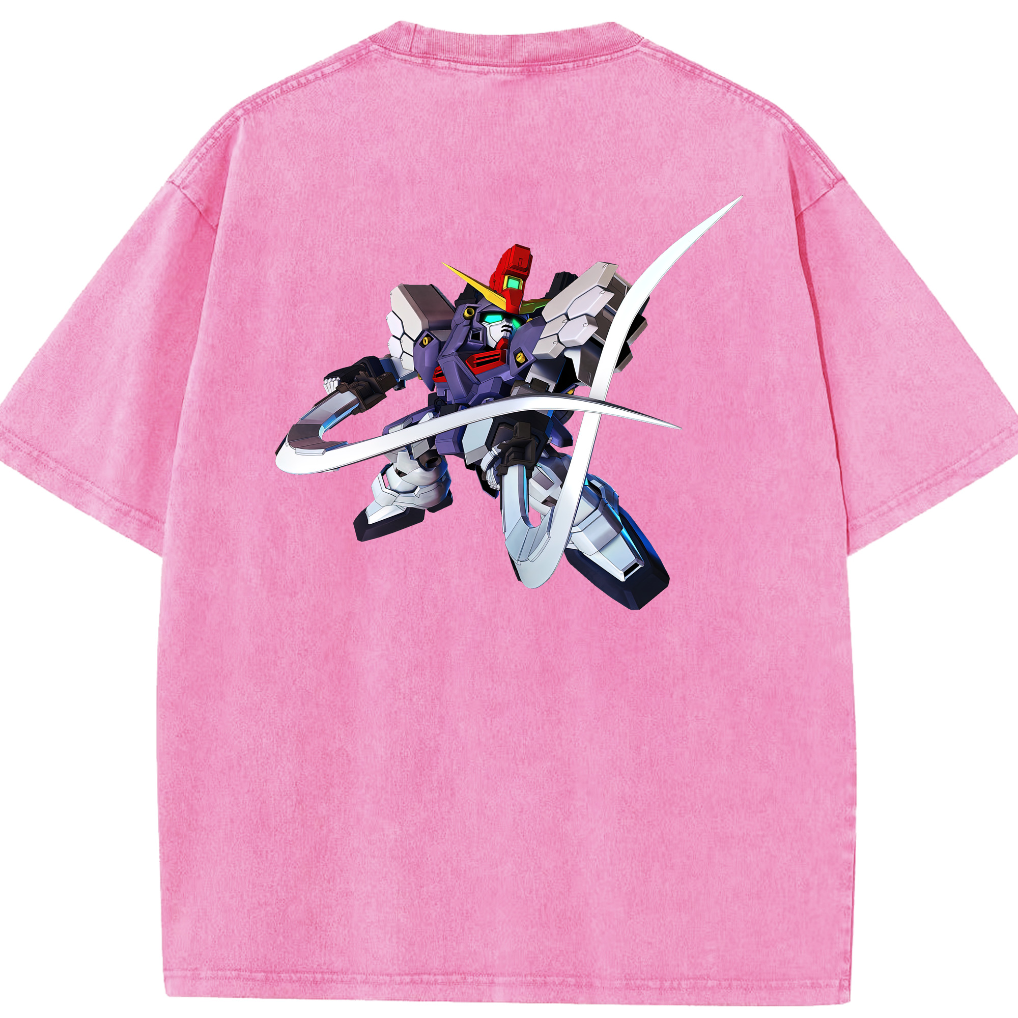 （画像用） 機動戦士ガンダム Mobile Suit Gundam 綿100% ヴィンテージ風 半袖Tシャツ（背面プリント）
